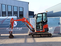 Rupsgraafmachine kubota u27-4 diesel 2016