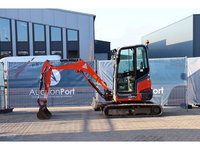 Rupsgraafmachine kubota u27-4 diesel 2016 - afbeelding 1 van  1