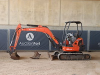 Rupsgraafmachine kubota u35-3a3 diesel 22.9kw 2015 - afbeelding 1 van  1