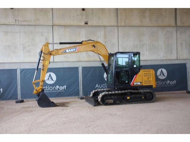Rupsgraafmachine sany sy75c diesel 41kw 2020 - afbeelding 1 van  1