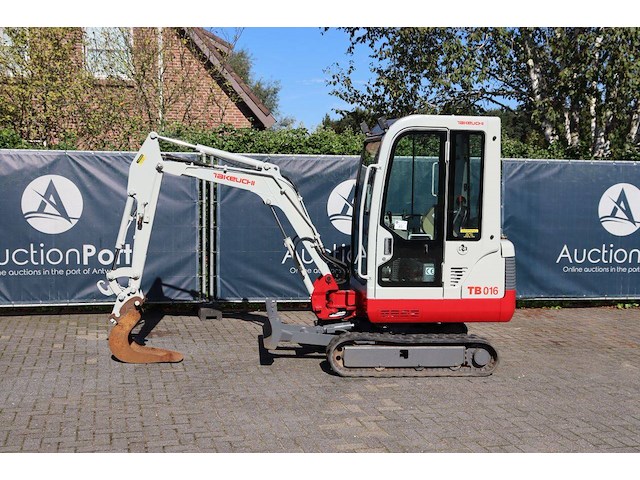 Rupsgraafmachine takeuchi tb016 diesel 10kw - afbeelding 1 van  1