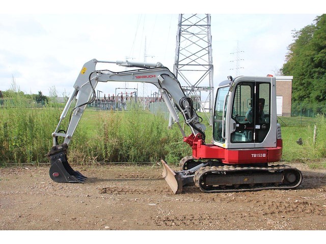 Rupsgraafmachine takeuchi tb153fr 29.5kw 2019 - afbeelding 1 van  1