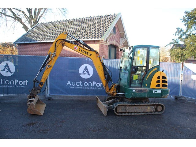 Rupsgraafmachine terex tc35 diesel 2012 - afbeelding 1 van  1