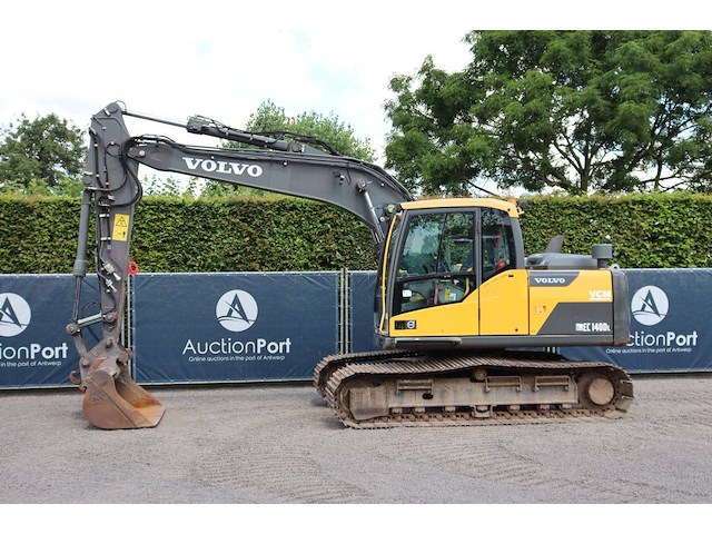 Rupsgraafmachine volvo ec140dl diesel 85kw 2013 - afbeelding 1 van  1