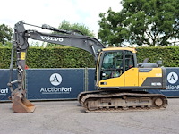 Rupsgraafmachine volvo ec140dl diesel 85kw 2013 - afbeelding 1 van  1