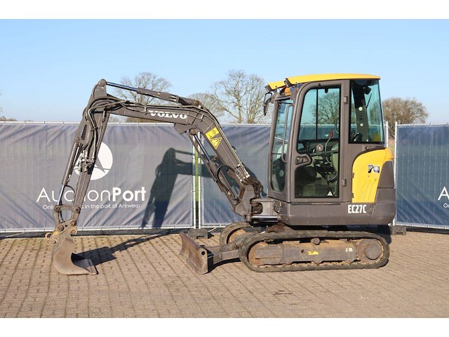 Rupsgraafmachine volvo ec27c diesel 19.7kw 2011 - afbeelding 1 van  1