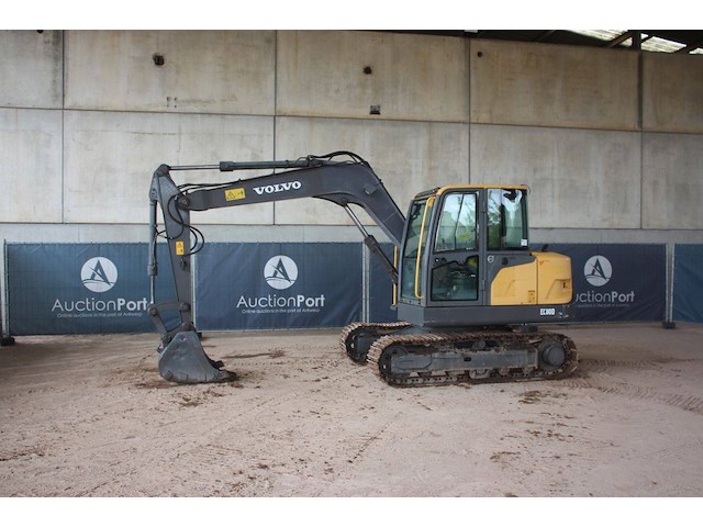 Rupsgraafmachine volvo ec80d diesel 2015 - afbeelding 1 van  1
