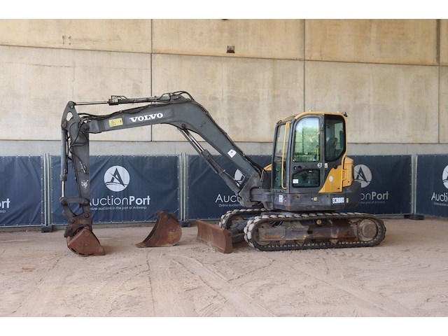 Rupsgraafmachine volvo ecr88d diesel 43kw 2016 - afbeelding 1 van  1