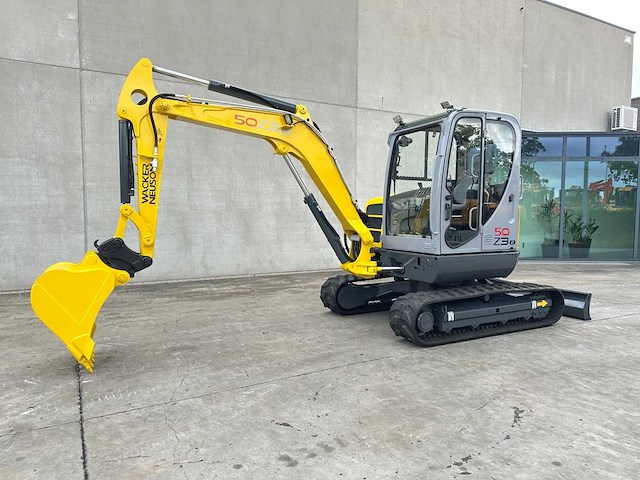 Rupsgraafmachine wacker neuson 50z3 diesel 2016 - afbeelding 1 van  1
