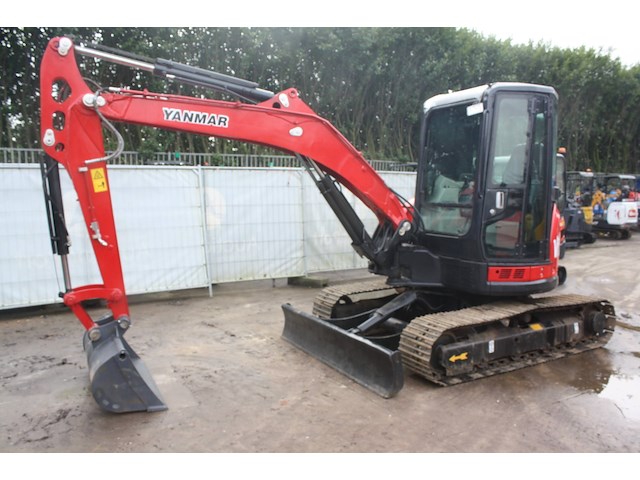 Rupsgraafmachine yanmar vio55-5b diesel 30.7kw 2014 - afbeelding 1 van  1