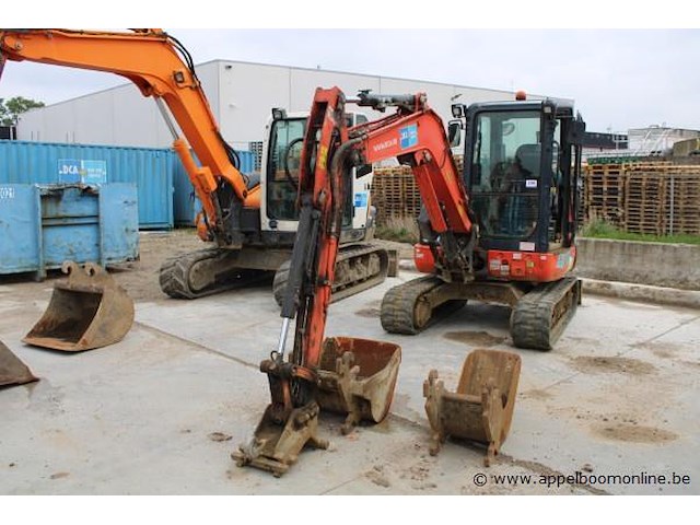 Rupskraan kubota kx042-4, serienummer jkuk0424k01h50733, bj 2019, werkuren 2916,5 - afbeelding 1 van  10