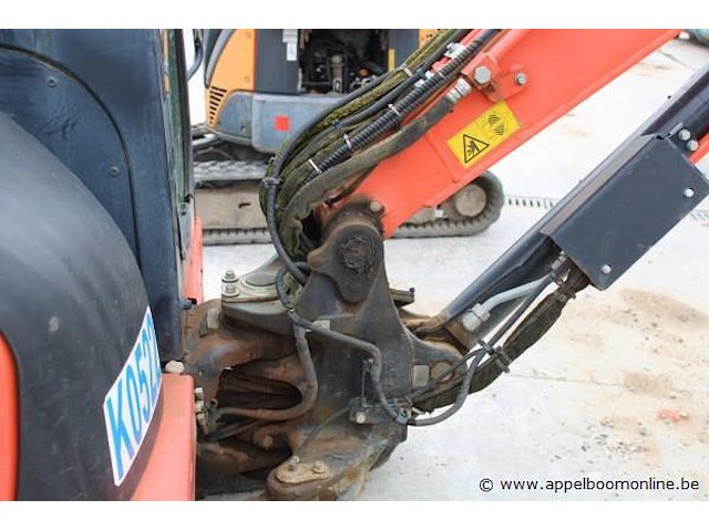 Rupskraan kubota kx042-4, serienummer jkuk0424k01h50733, bj 2019, werkuren 2916,5 - afbeelding 5 van  10