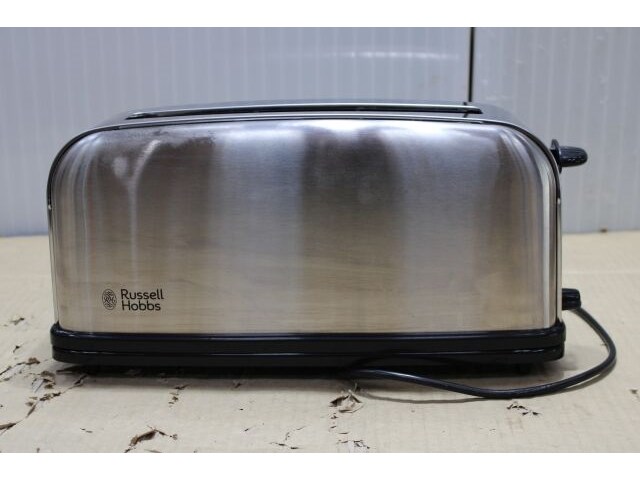 Russell hobbs adventure brushed 2 long slots broodrooster - afbeelding 1 van  3