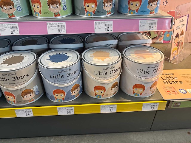 Rust-oleum little stars diverse muurverf, speelgoedverf en meubelverf (98x) - afbeelding 4 van  12