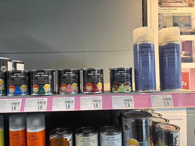 Rust-oleum little stars diverse muurverf, speelgoedverf en meubelverf (98x) - afbeelding 7 van  12