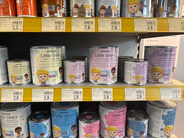 Rust-oleum little stars diverse muurverf, speelgoedverf en meubelverf (98x) - afbeelding 11 van  12