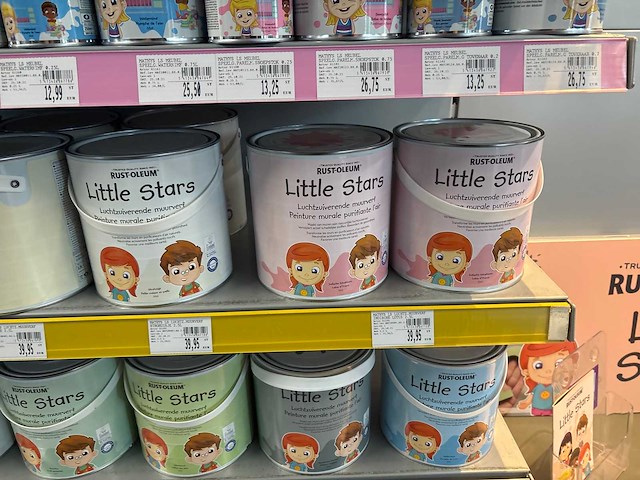 Rust-oleum little stars diverse muurverf, speelgoedverf en meubelverf (98x) - afbeelding 12 van  12