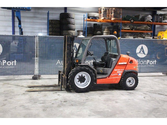 Ruw-terreinheftruck manitou mh 25-4 4x4 diesel 2500kg 3.7m 2008 - afbeelding 1 van  1