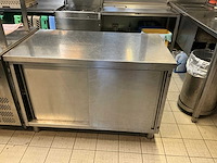 Rvs 2-deurs kast - afbeelding 1 van  2