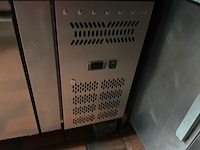 Rvs 2-deurs koelwerkbank - afbeelding 3 van  4