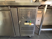 Rvs 3 deurs verrijdbare koeling - afbeelding 2 van  6