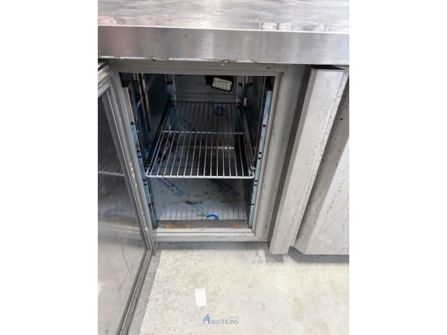 Rvs 4 deurs koelwerkbank ggm gastro - afbeelding 4 van  6
