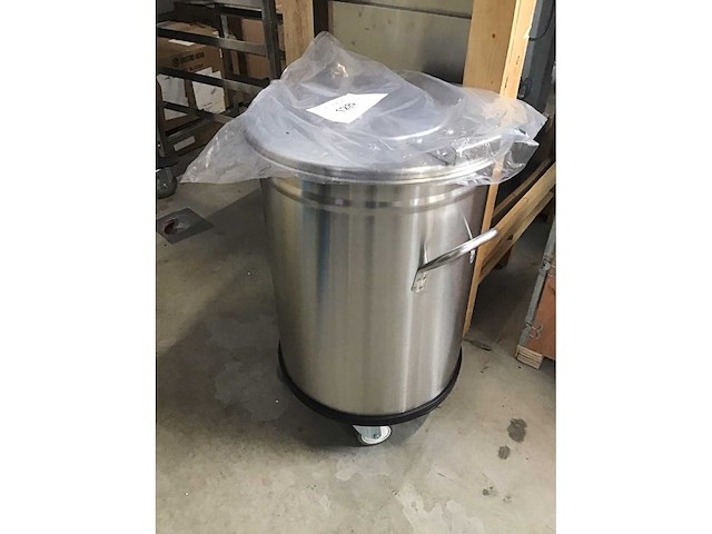 Rvs afvalbak 40 l - afbeelding 2 van  4