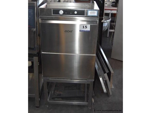 Rvs afwasmachine asber, ge-500 - afbeelding 1 van  2
