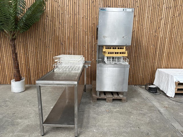 Rvs afwasmachine winterhalter gs 515 + rvs tafel - afbeelding 1 van  9