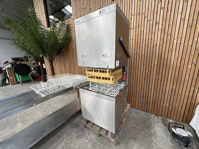 Rvs afwasmachine winterhalter gs 515 + rvs tafel - afbeelding 2 van  9