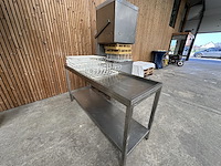 Rvs afwasmachine winterhalter gs 515 + rvs tafel - afbeelding 5 van  9