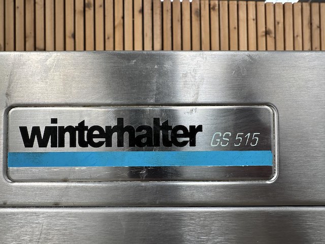 Rvs afwasmachine winterhalter gs 515 + rvs tafel - afbeelding 8 van  9
