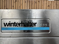Rvs afwasmachine winterhalter gs 515 + rvs tafel - afbeelding 8 van  9