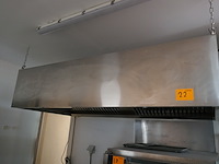 Rvs afzuigkap met afzuigsysteem - afbeelding 2 van  6