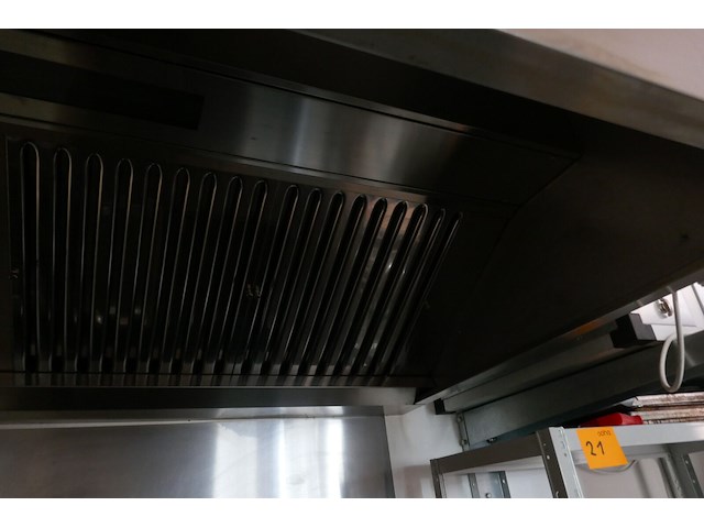 Rvs afzuigkap met afzuigsysteem - afbeelding 4 van  6