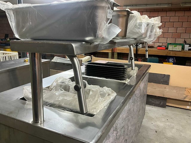 Rvs bain-marie/saladette toogkast - afbeelding 19 van  22