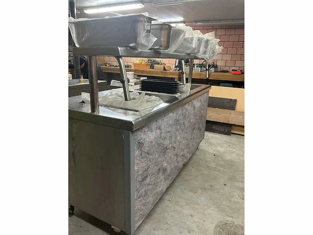 Rvs bain-marie/saladette toogkast - afbeelding 9 van  22