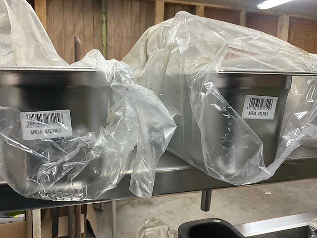 Rvs bain-marie/saladette toogkast - afbeelding 3 van  10