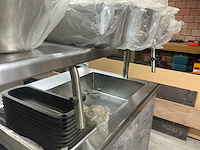 Rvs bain-marie/saladette toogkast - afbeelding 6 van  10