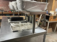 Rvs bain-marie/saladette toogkast - afbeelding 8 van  10