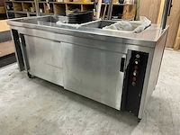 Rvs bain-marie/saladette toogkast - afbeelding 9 van  10