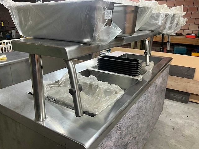 Rvs bain-marie/saladette toogkast - afbeelding 10 van  22
