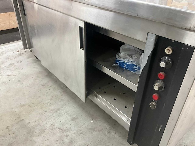 Rvs bain-marie/saladette toogkast - afbeelding 20 van  22