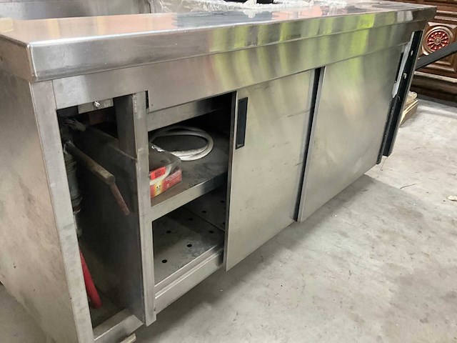 Rvs bain-marie/saladette toogkast - afbeelding 21 van  22