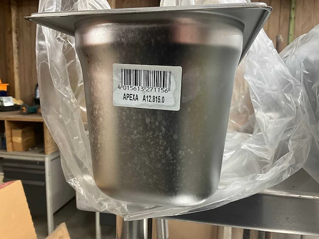 Rvs bain-marie/saladette toogkast - afbeelding 4 van  22