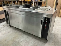 Rvs bain-marie/saladette toogkast - afbeelding 14 van  22