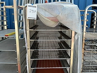 Rvs bakkers regaalwagen - afbeelding 1 van  2