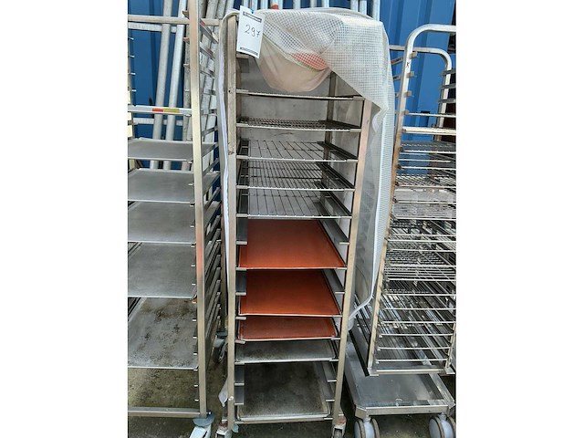 Rvs bakkers regaalwagen - afbeelding 2 van  2