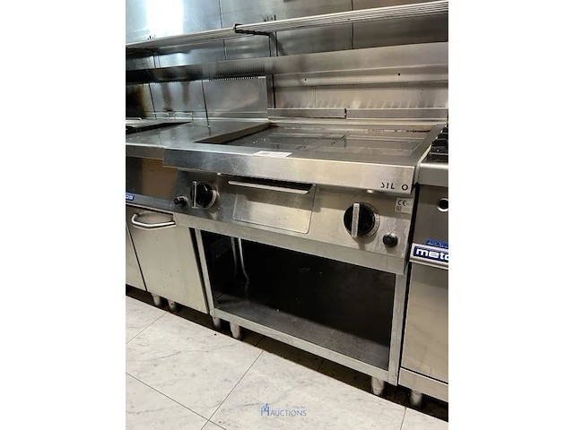 Rvs bakplaat / grill - afbeelding 1 van  6