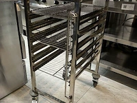 Rvs bakplatenwagen